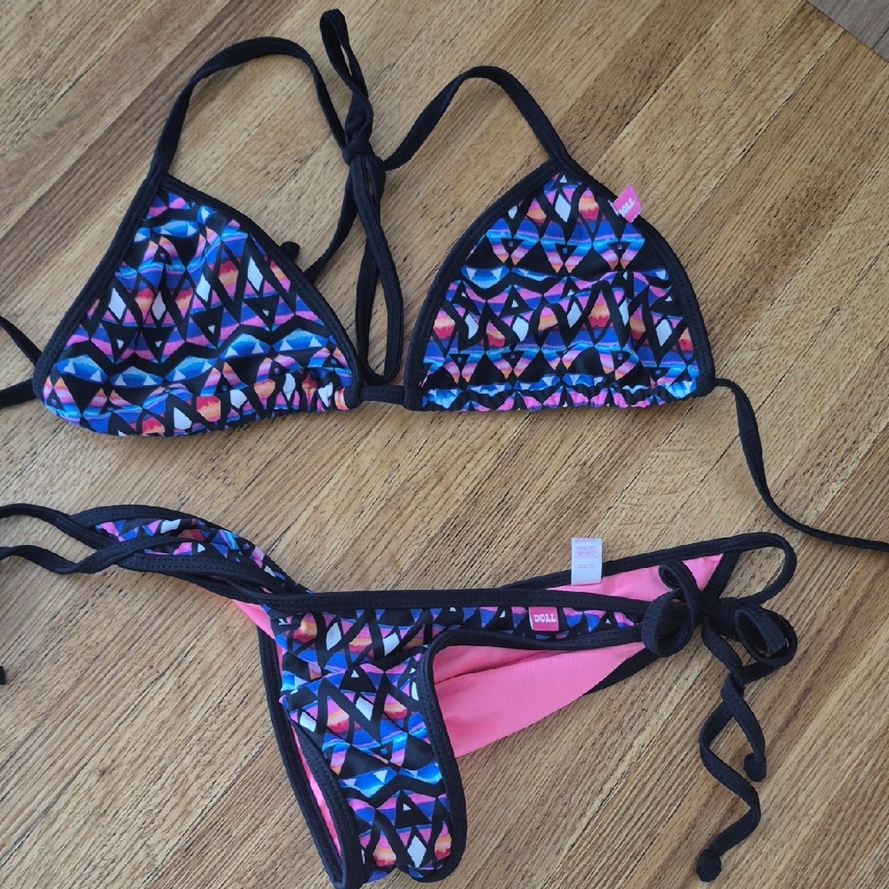 Colorful Geometric Bikini Set